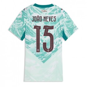 Portugal Joao Neves #15 Borta Kläder Dam VM 2026 Kortärmad